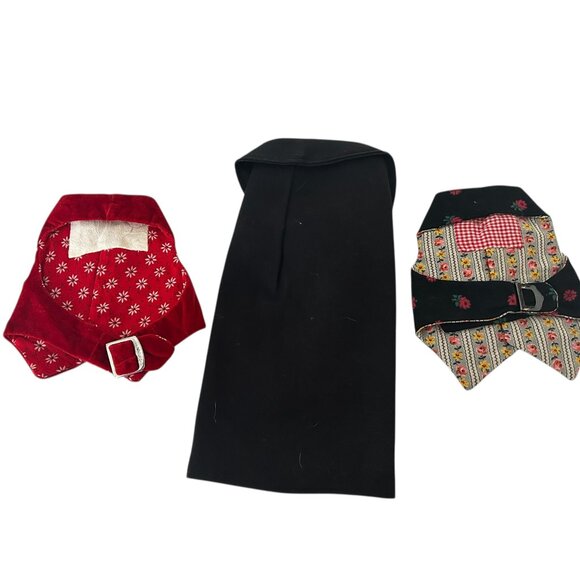 Vintage Handmade Fabric Wine Bottle Covers – Tuxedo, Vest, Bow Tie, Pocket Watch - Picture 6 of 7